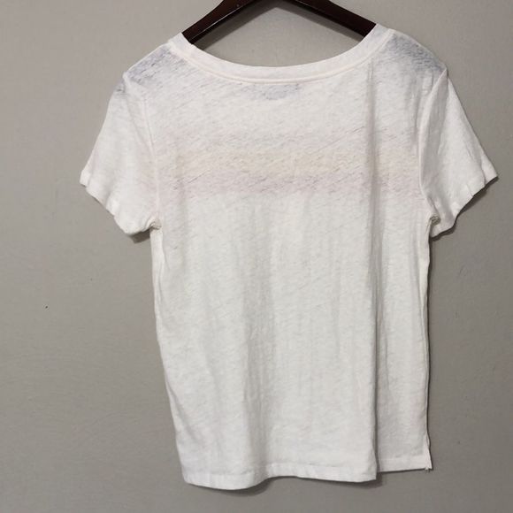 Honey Punch Striped 70’s Style Women’s S Small Casual Comfy Linen T Tee Shirt - Picture 6 of 6